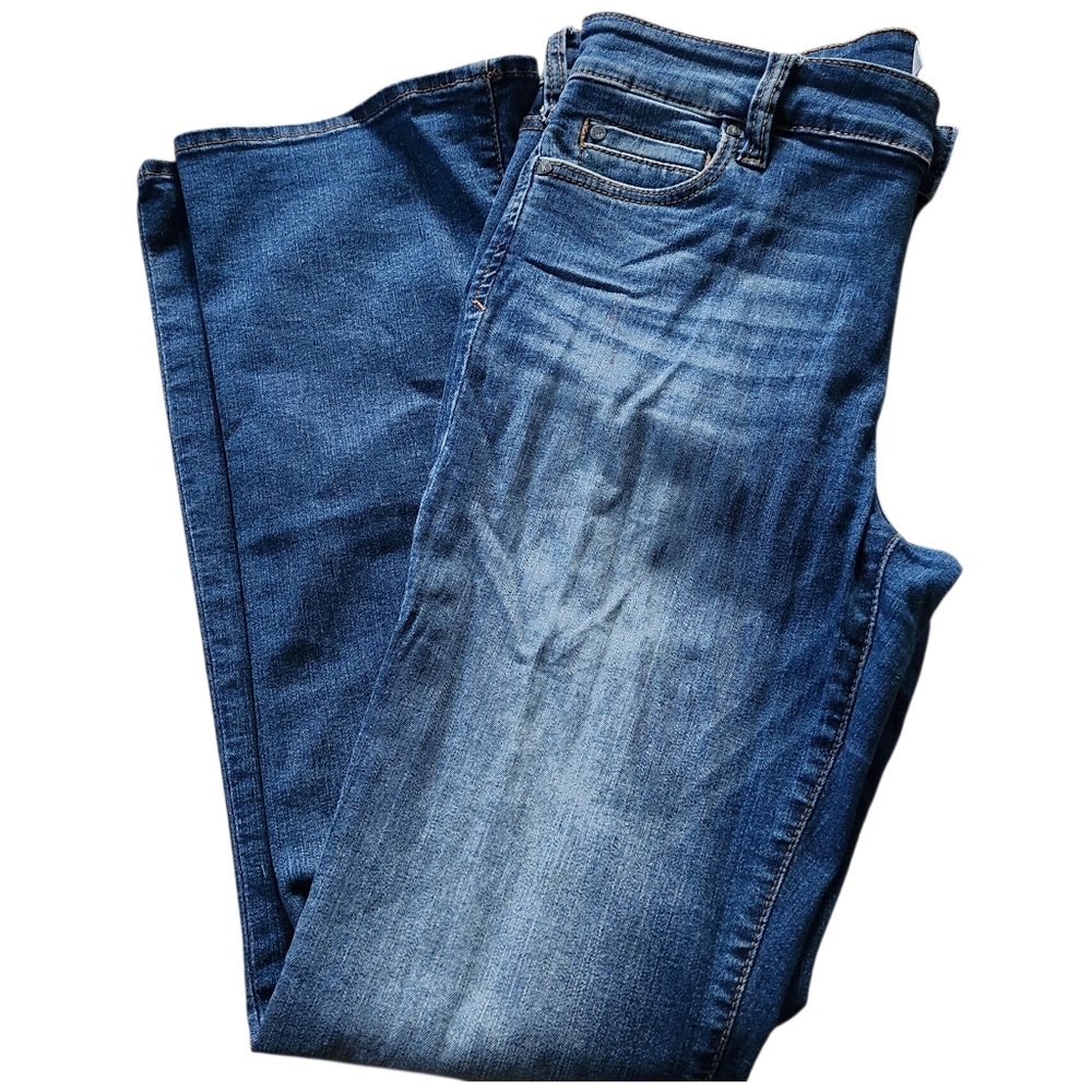 Kut from Kloth Blue Natalie High Rise Bootcut Denim Jeans. Sz. 10